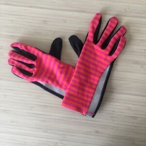 lululemon athletica Run with Me Striped Gloves
